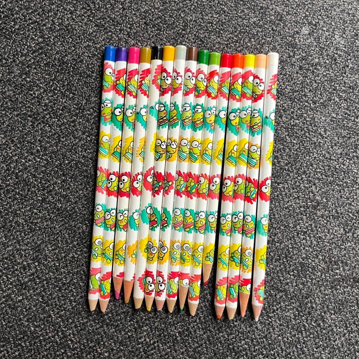 1994 Sanrio Keroppi Colored Pencils