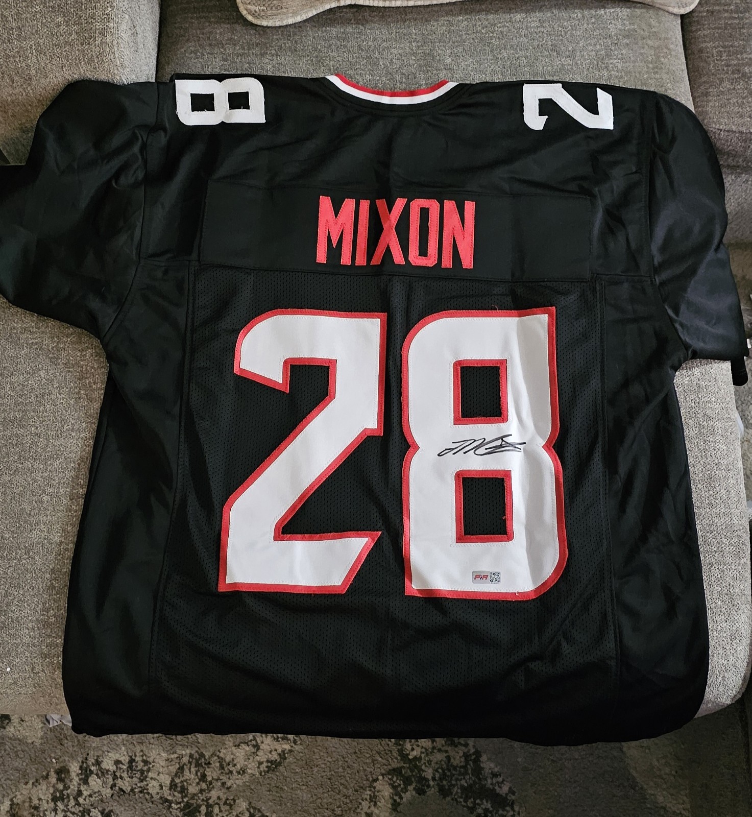 joe mixon autographed jersey PIA certified