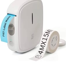 Label Makers Machine with Tape Built-in Cutter Portable Bluetooth Handheld Stick
