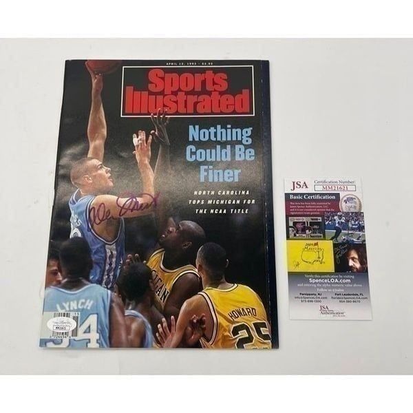 Dean Smith Signed Sports Illustrated Magazine April 1993 JSA COA