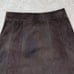 Frame Women's Brown Lamb Suede Button Front Skort size 27 A-Line Mini Skirt