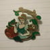 67782 Cinderella with Pumpkin vine pin