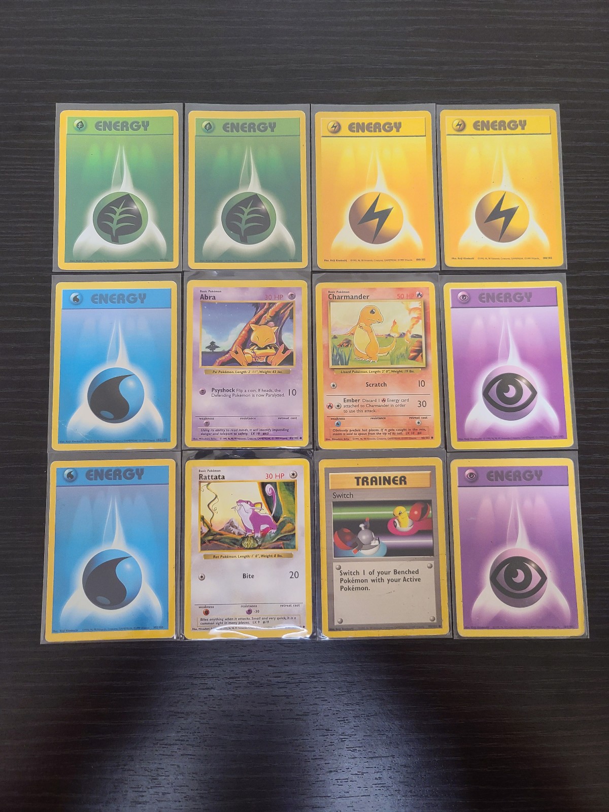 Pokémon Base Set trading cards