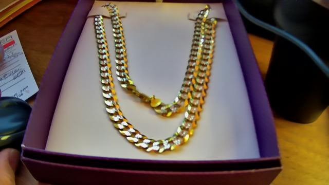 Gold Plated Sterling Silver Chain