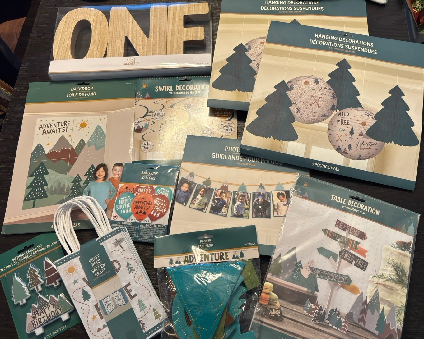 Adventure/Wild ONE birthday decorations