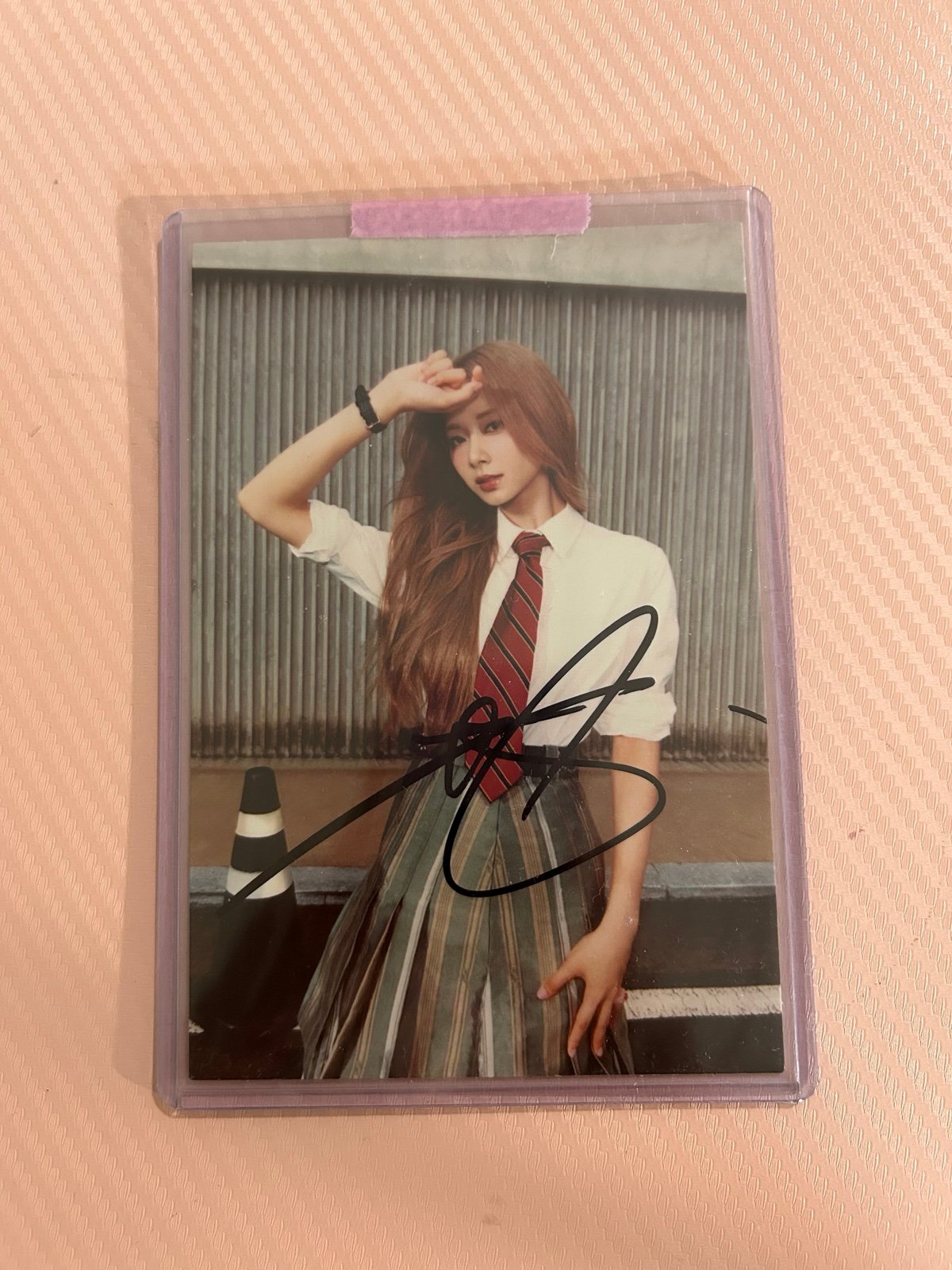 Twice Tzuyu Signed Postcard