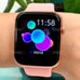 rosegold smartwatch ios android galaxy