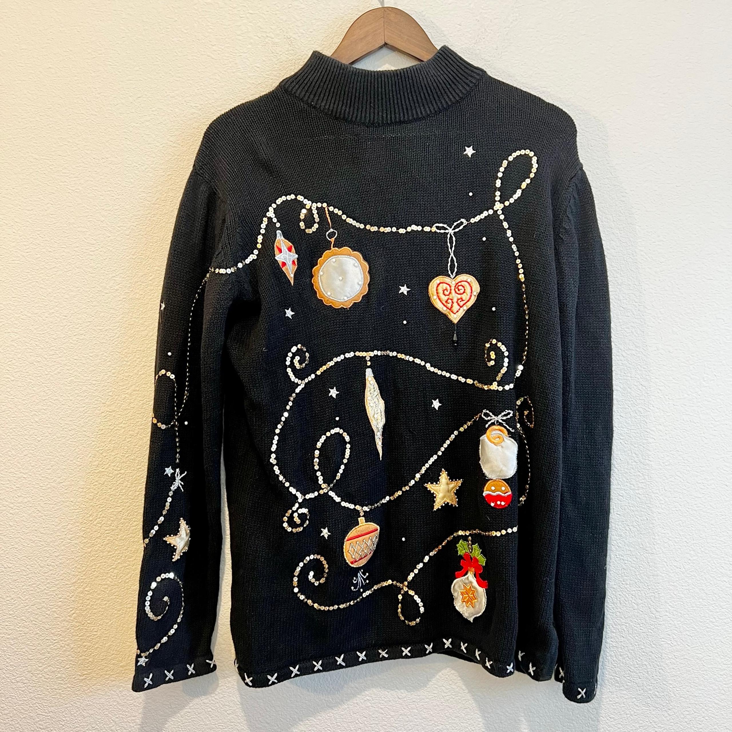 United States Sweaters Holiday Ugly Christmas Sweater Novelty Vintage Heavy XL