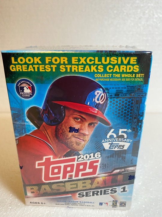 MLB Topps 2016 Series 1 Baseball Trading Card BLASTER Box