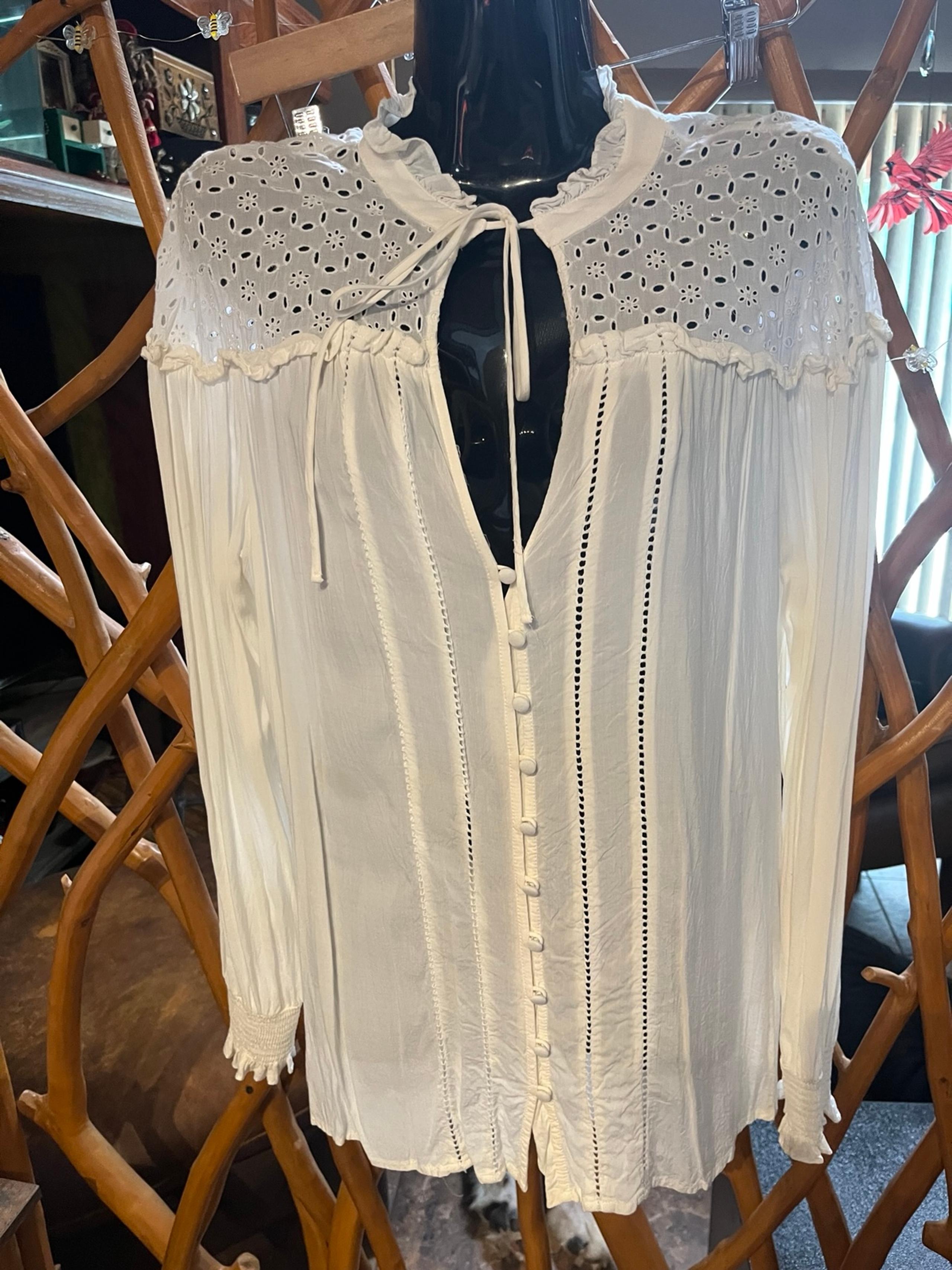 Johnny Was rayon blouse