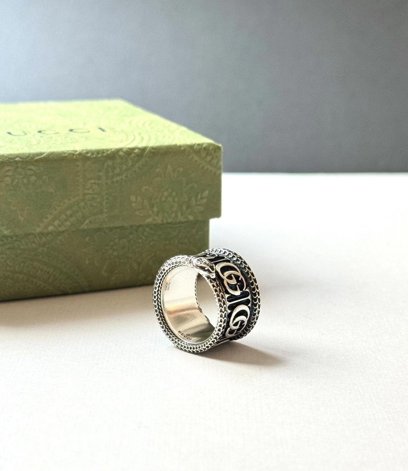 Gucci .925 Silver Snake Ring