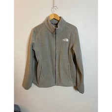 The North Face Gray Fleece Full Zip Jacket Cozy Outdoor Casual Wear XL