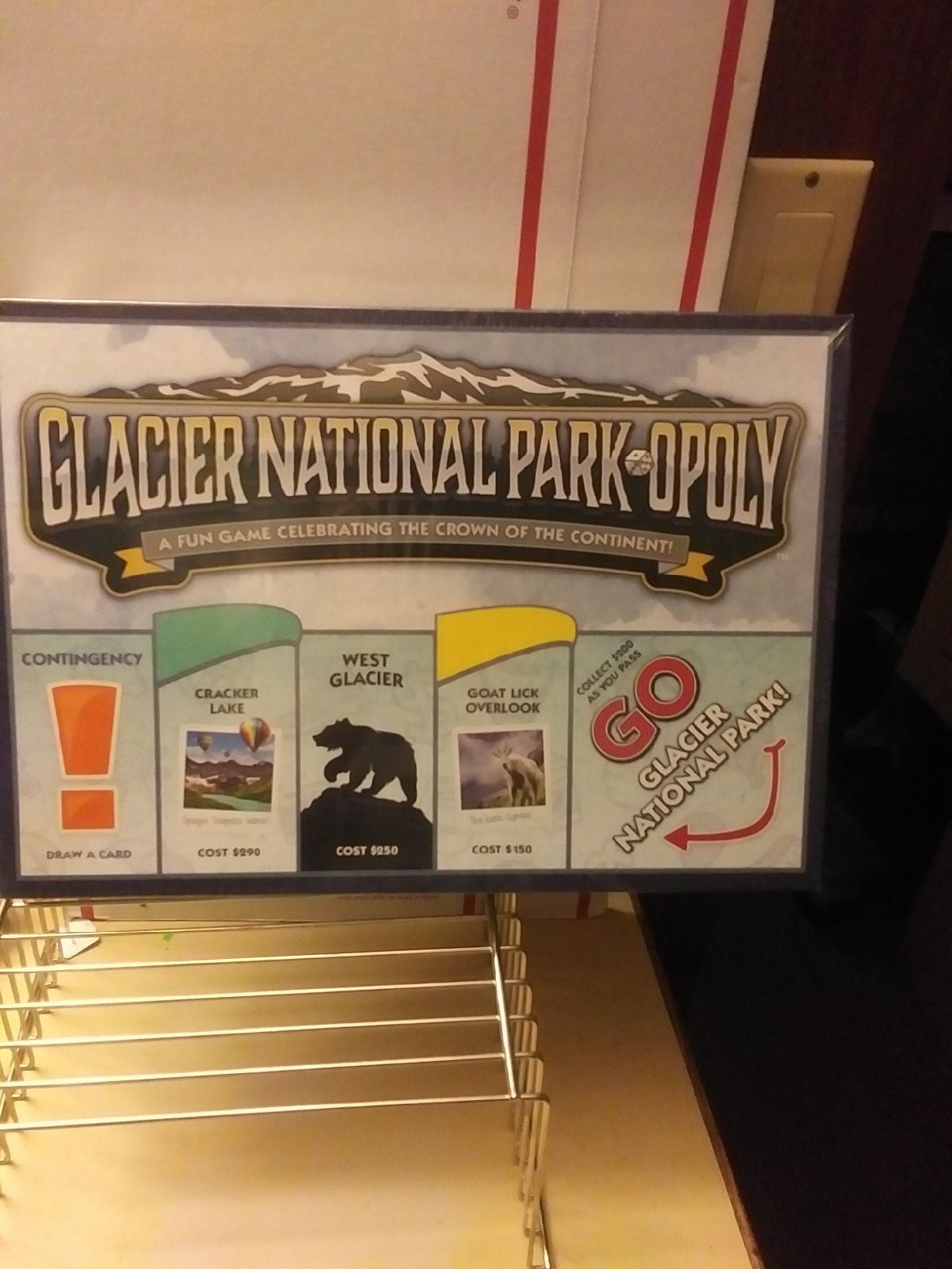 Monopoly glacier national park edition