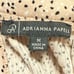 Adrianna Papell Sleeveless Printed Pleated Halter Top Pink Black Size Medium