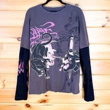 Vintage y2k Eternal grunge graphic long sleeve shirt