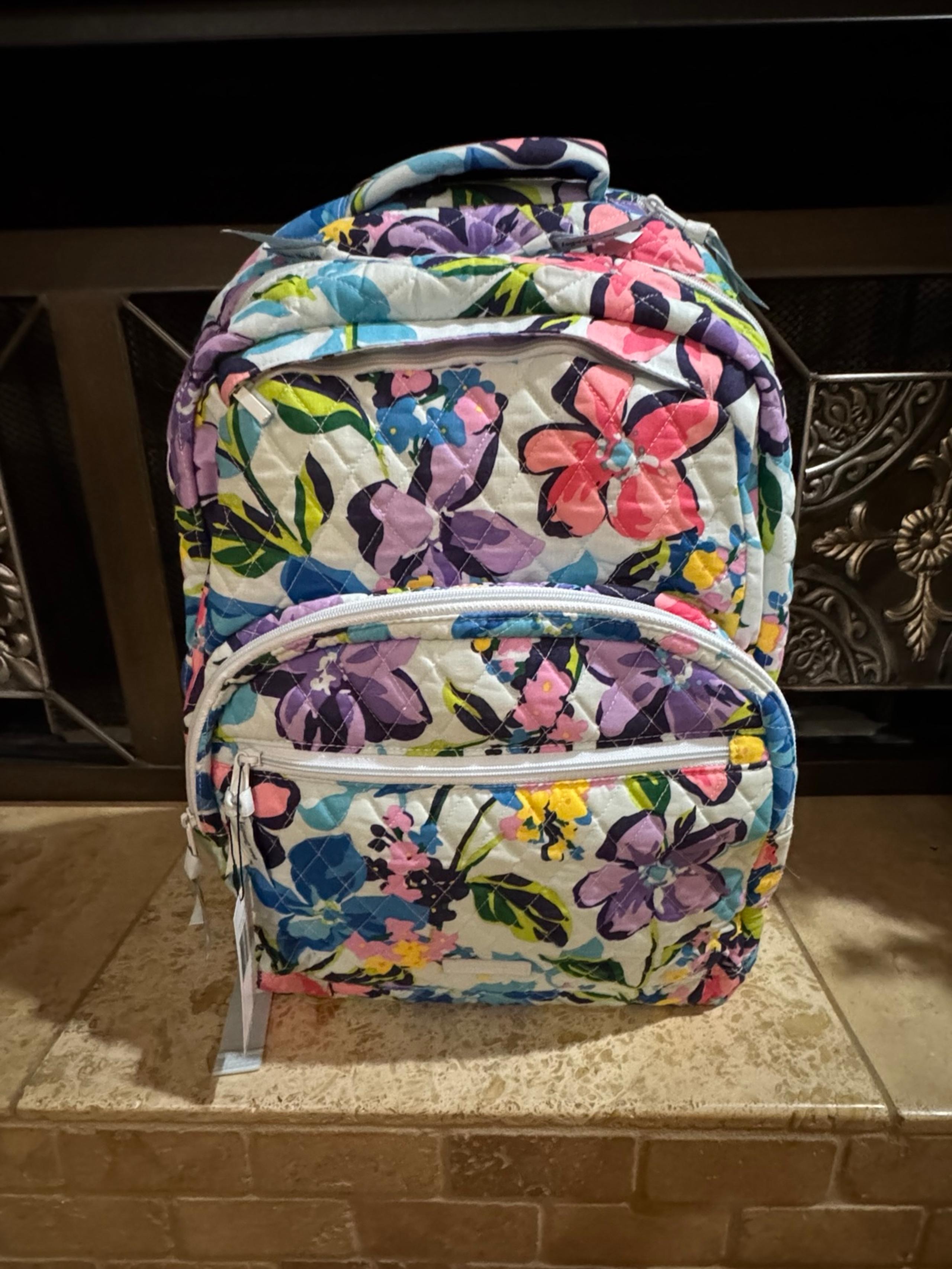 NWT! Vera Bradley XL Essential Backpack in Marian Floral