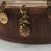 B1923 Alex and ani bronze pineapple crystal charm bracelet
