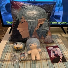 Final Fantasy XIV 14 FFXIV FF14 Haurchefant Greystone large pillow + 15cm plush