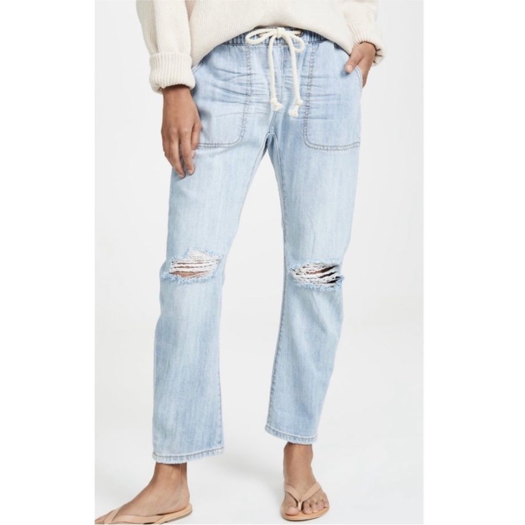 NWT One Teaspoon Shabbies Drawstring Boyfriend Jean Pants in Hustler
