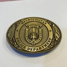 DC Metro Police - Bomb Squad Officer- Special Ops- Uniform Belt Buckle 3.5 Inch