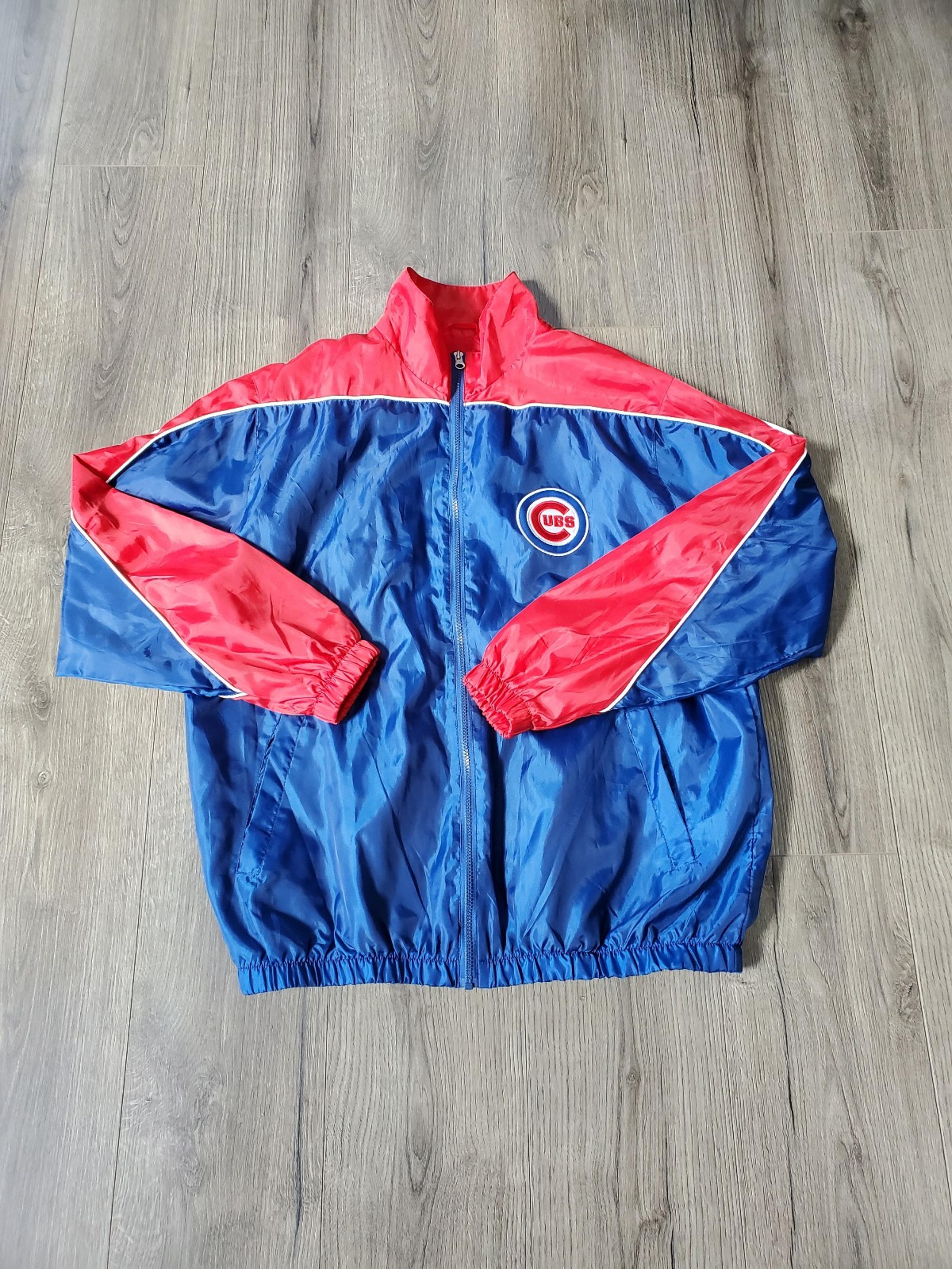 Vintage Chicago Cubs Jacket G-III Sports Windbreaker Men Large