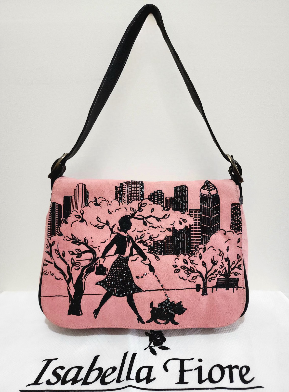 Paul Harris WomensIsabella Fiore Illustrated City Walk Design Central Park Pink