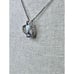 NWOT Felicia Design Sterling Silver 925 Opal Amethyst Heart Pendant Necklace