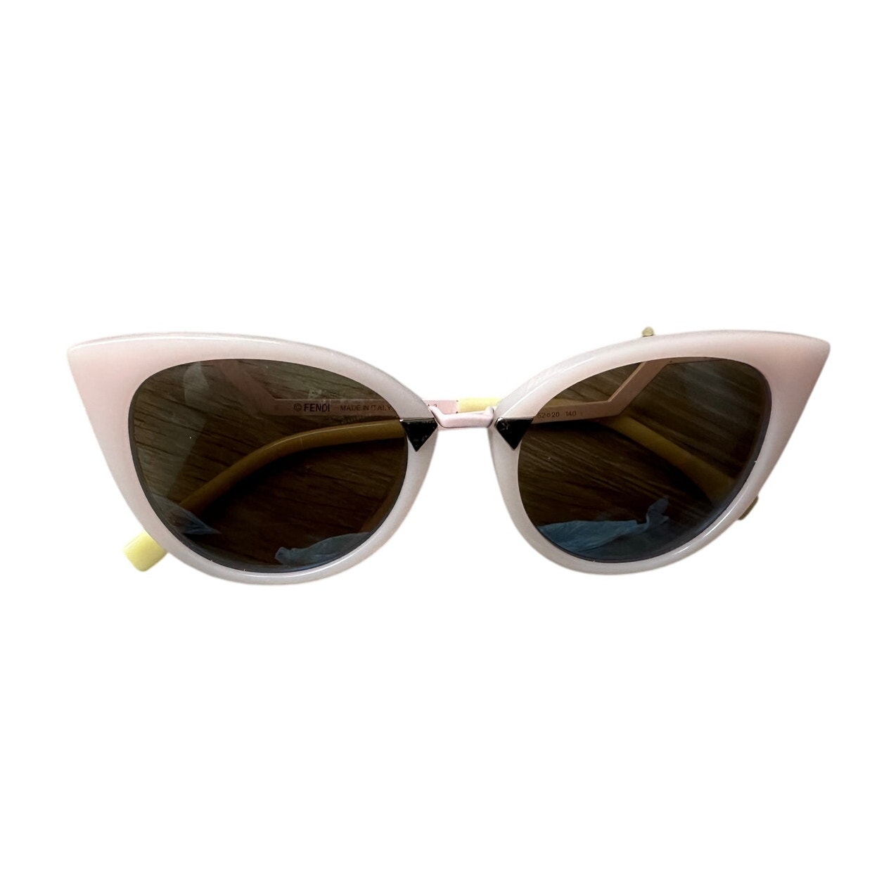 Fendi Pink Mirrored FF0118/S Orchidea Cat-Eye Sunglasses