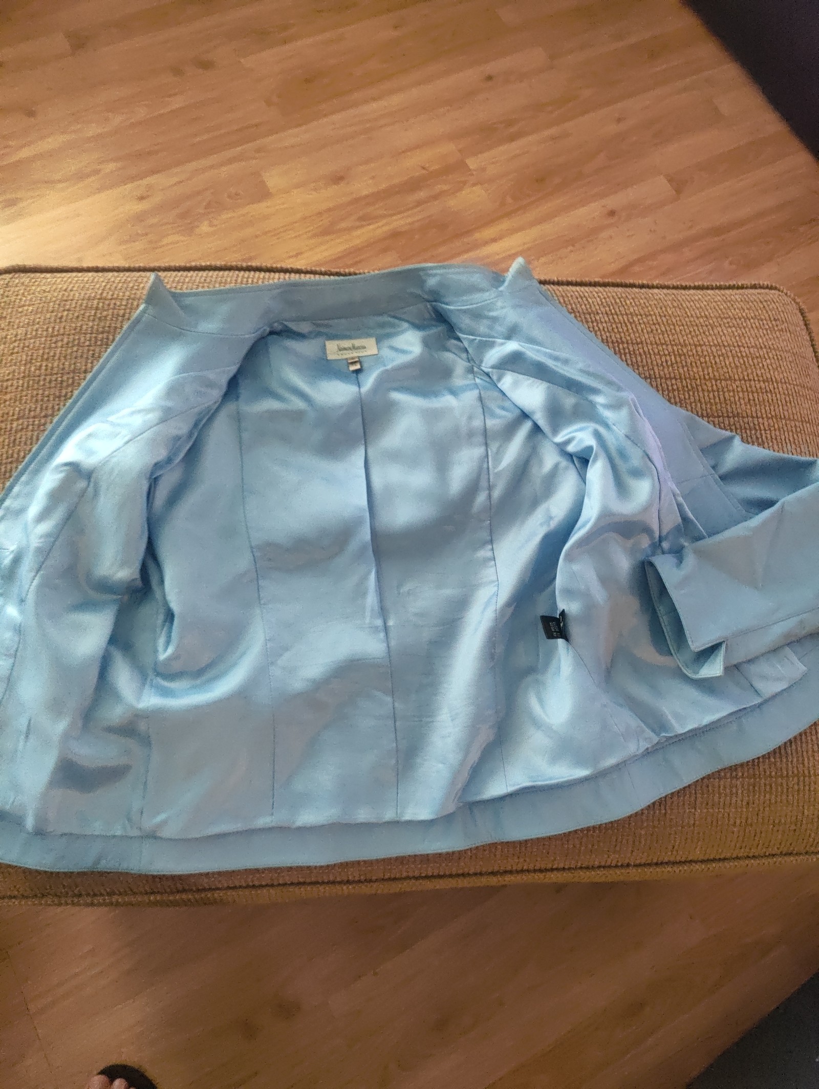 Neiman Marcus exclusive blue leather jackets for woman's