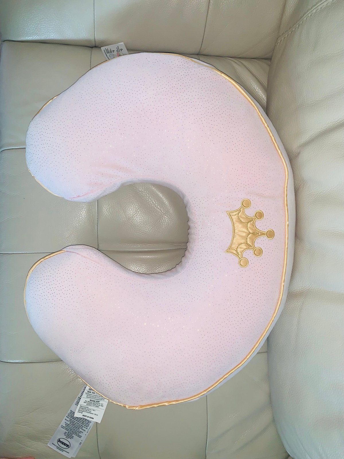 Pink Princess Boppy pillow