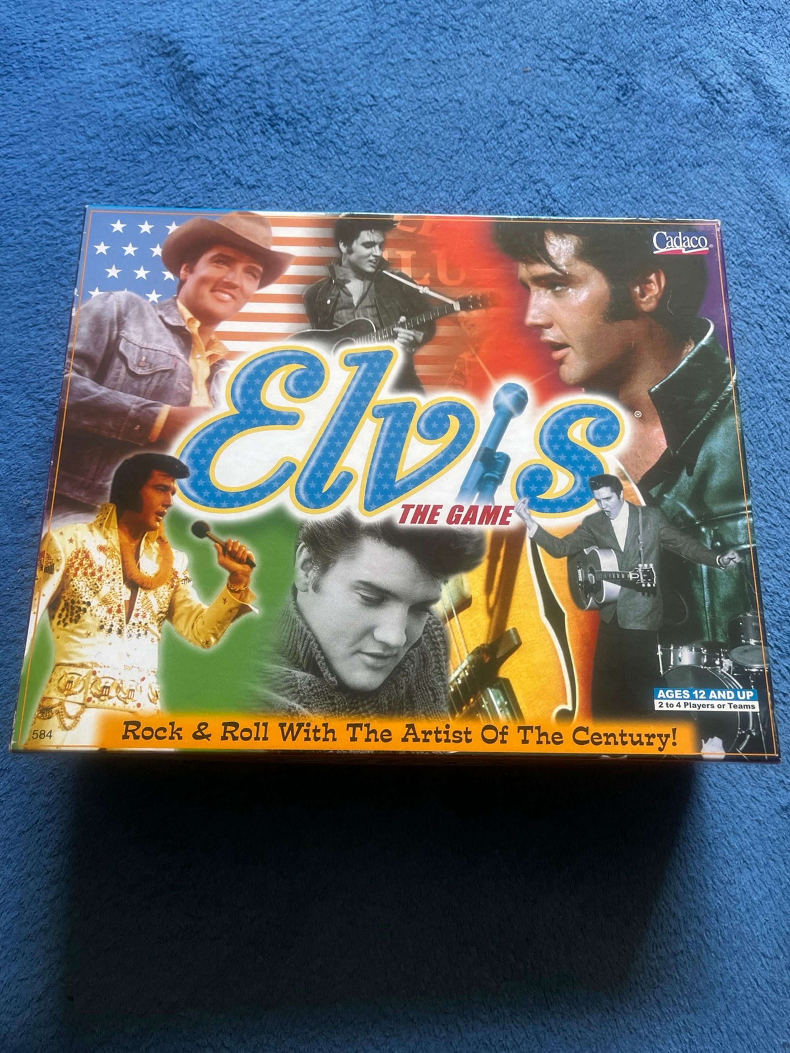 Elvis The Game Cadaco 2000 Board Trivia