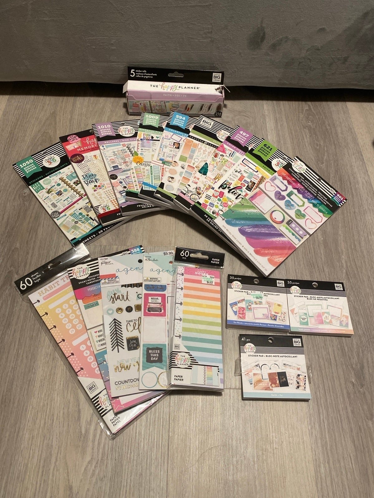 The Happy Planner HUGE Sticker Lot