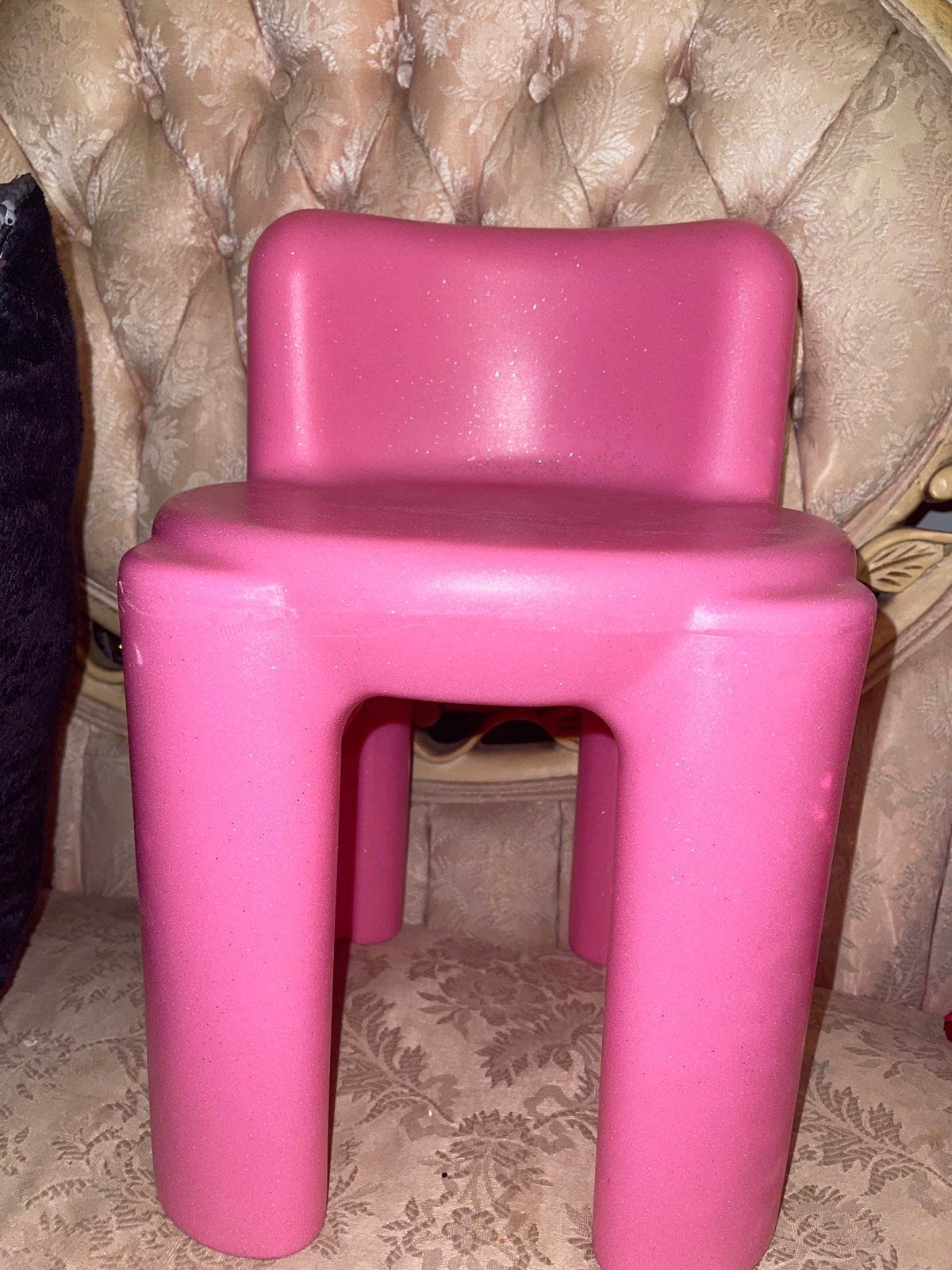 Pink little tikes chunky chair NEW spark FREE GIFT
