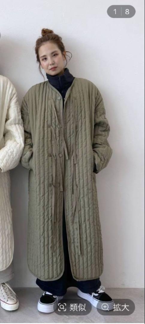 【NICO AND】 MODENORMCORE ALLIED Maxi Quilt Coat
