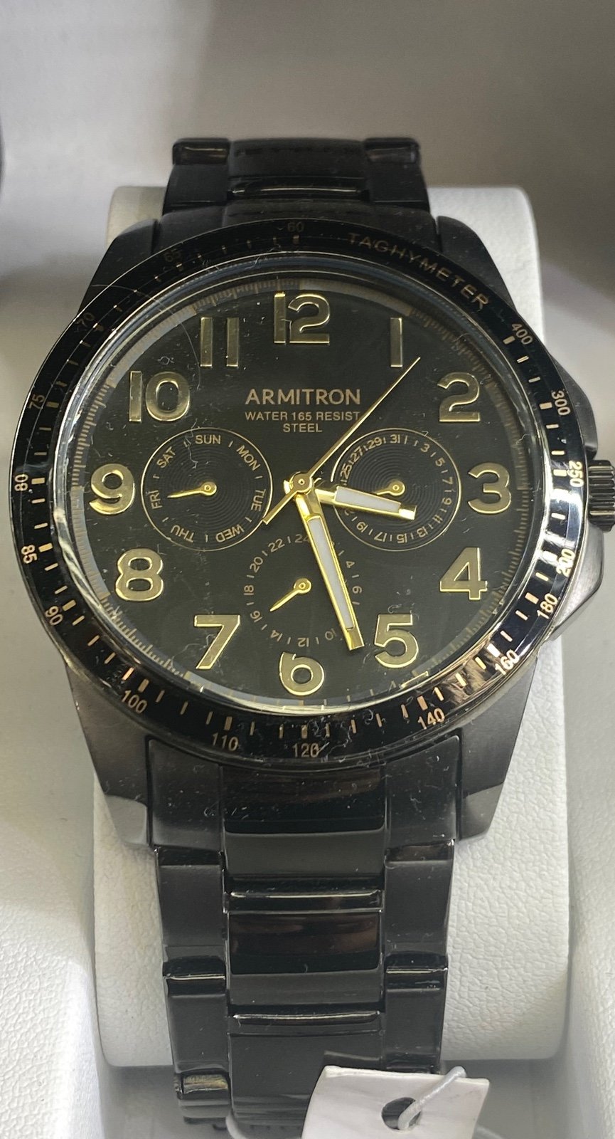Armitron Watch for Men 40mmDiameter Steel New Armitron Original Box imcluded