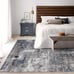 5x7 Area Rugs - Machine Washable Rugs for Living Room, Gray Modern Area Rug