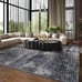 5x7 Area Rugs - Machine Washable Rugs for Living Room, Gray Modern Area Rug