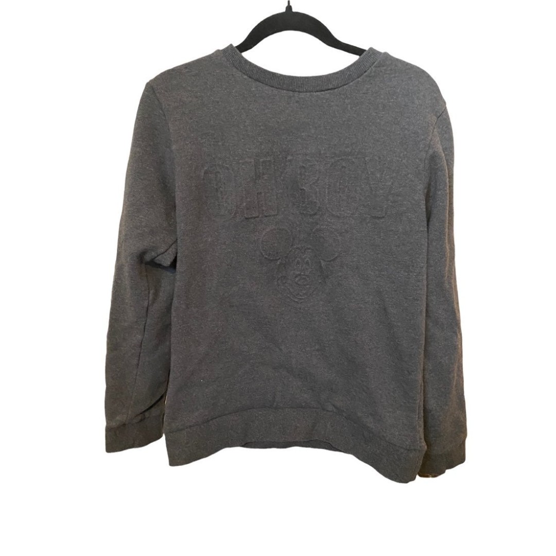 Holl Haus Disney grey with grey Mickey “Oh Boy” graphic size medium sweatshirt.