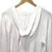 Red Haute Womens Ribbed Textured V-Neck Lounge Pullover Hoodie White Medium