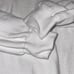 Red Haute Womens Ribbed Textured V-Neck Lounge Pullover Hoodie White Medium