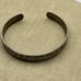 Silver tone cuff floral Bracelet