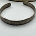 Silver tone cuff floral Bracelet