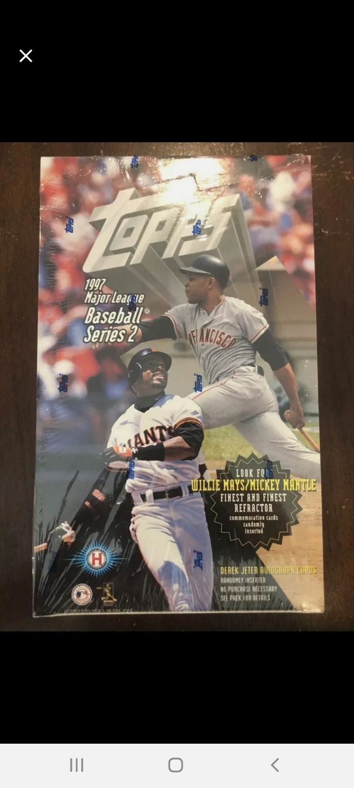 1997 Topps Series 2 Hobby Box Mantle