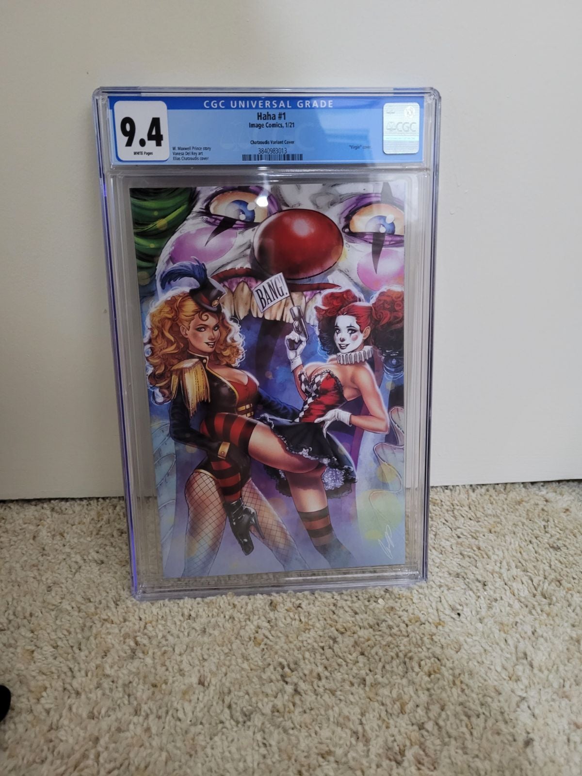 Haha #1 Virgin Variant by Chatzoudis CGC