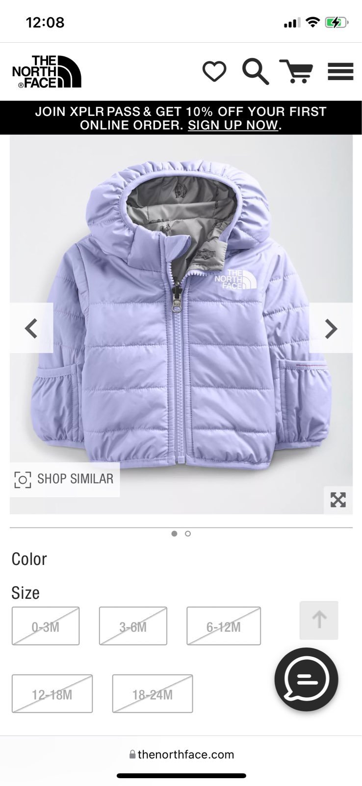 The North Face jacket