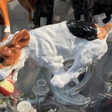 Royal Doulton figurine depicts a Jack Russell Terrier holding a ball