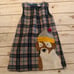 Mini Boden plaid dog Pinnie