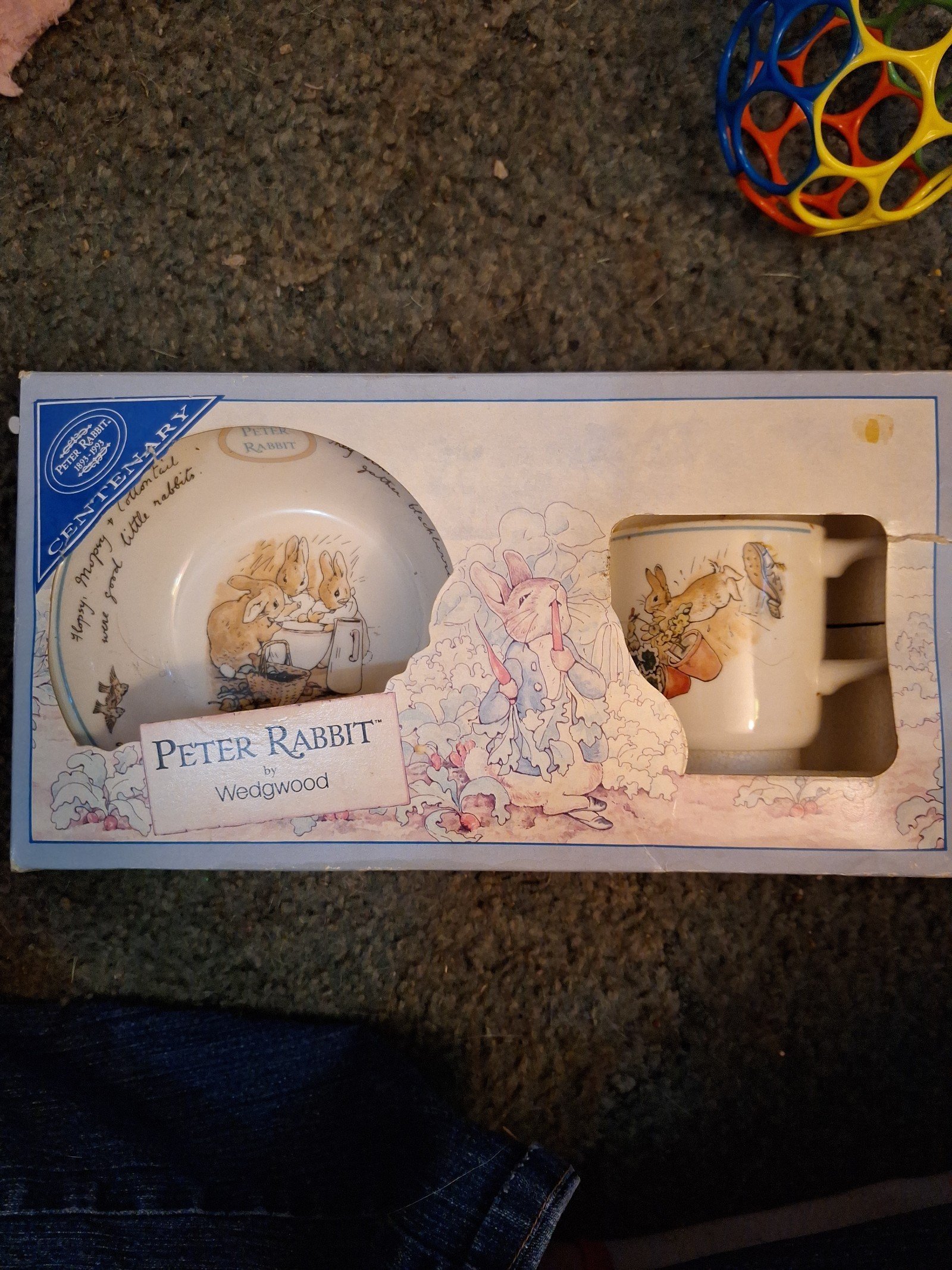 Vintage Peter Rabbit by Wedgewood 3 piece tea set