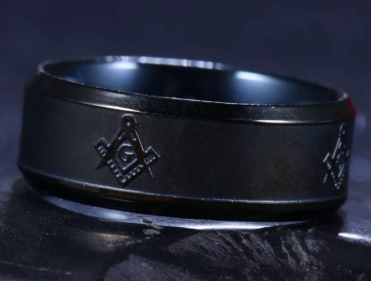 Titanium Masonic Ring