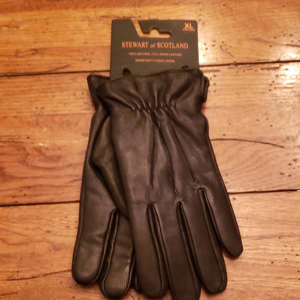 NEW - Stewart of Scotland 100% Full Grain Leather